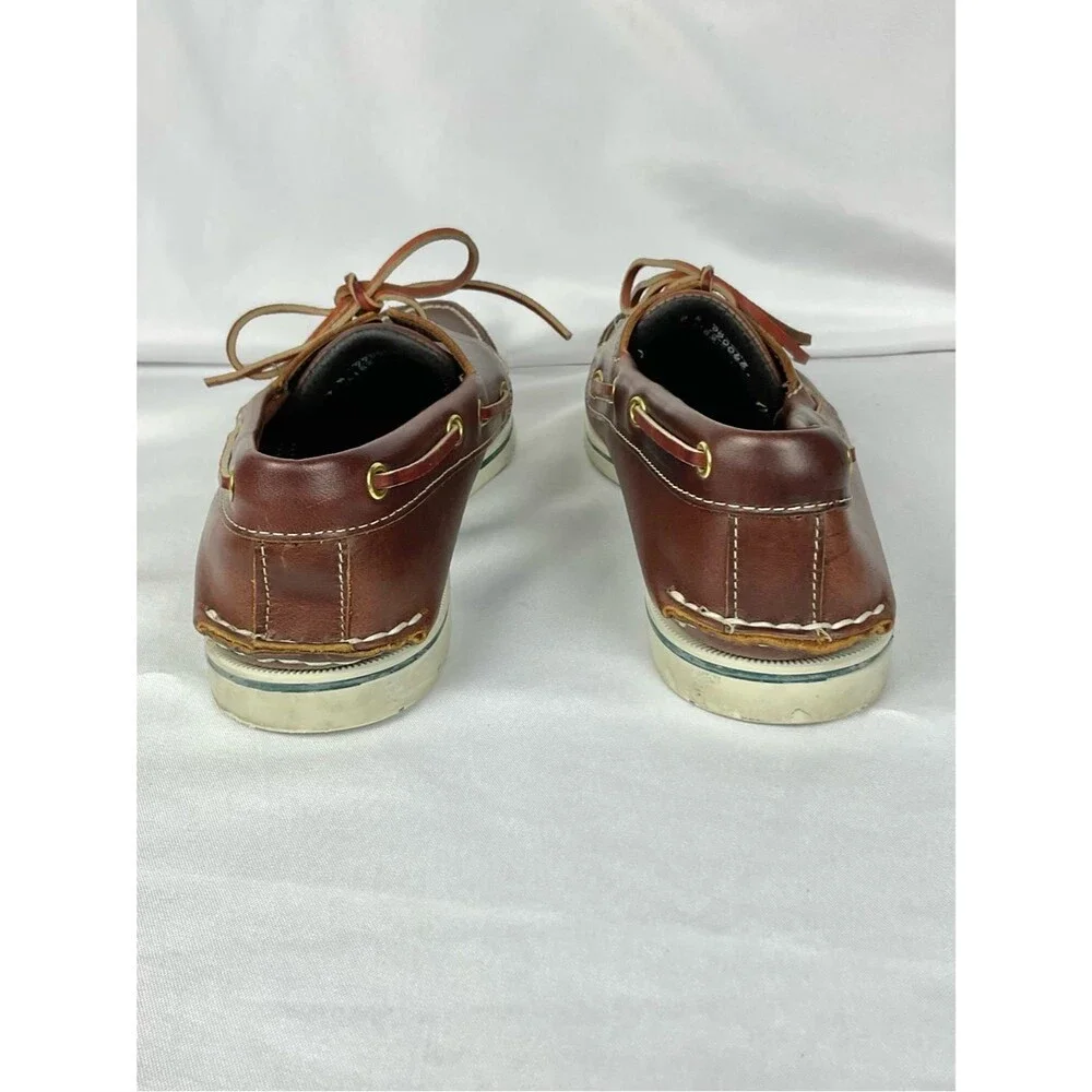 Vintage Dexter Leather Boat Shoes Men’s Sz 9 Narrow Deck Shoes Retro 80s Preppy